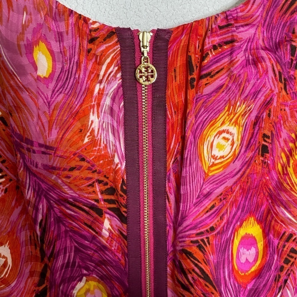 Tory Burch Pink and Orange Sleeveless Dress. NWT - Picture 4 of 10